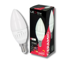 Żarówka LED E14 9W 4000K NEUTRALNA 1170lm ŚWIECZKA ŚCIEMNIALNA LED line