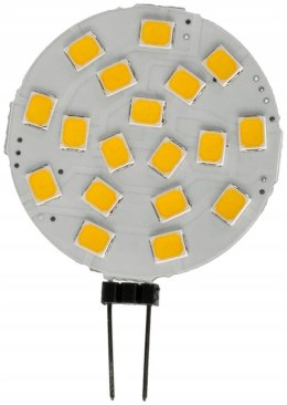 Żarówka LED G4 3W SMD 6500K Zimna 270lm TALERZYK Do opraw meblowych