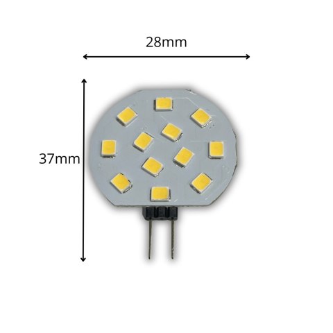 Żarówka LED G4 TALERZYK 3W SMD 4000K Barwa NEUTRALNA 300lm TALERZYK Żarówka LED G4 TALERZYK 3W SMD 4000K Barwa NEUTRALNA 300lm TALERZYK