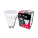 Żarówka LED GU10 7W 6500K Zimna 1000lm Ceramiczna MOCNA LED line PRIME