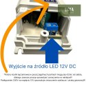 Zasilacz LED Meblowy 24W DC 12V 2A IP20 Do taśmy LED