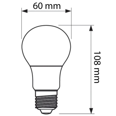 Żarówka LED E27 A60 10W = 75W 1055lm 2700K Ciepła PHILIPS Żarówka LED E27 A60 10W = 75W 1055lm 2700K Ciepła PHILIPS