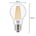 Żarówka LED E27 A60 7W = 60W 806lm 2700K ciepła FILAMENT PHILIPS Żarówka LED E27 A60 7W = 60W 806lm 2700K ciepła FILAMENT PHILIPS