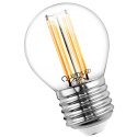 Żarówka LED E27 P40 Filament 2W = 25W 249lm 3000K Ciepła 360° Kulka Żarówka LED E27 P40 Filament 2W = 25W 249lm 3000K Ciepła 360° Kulka