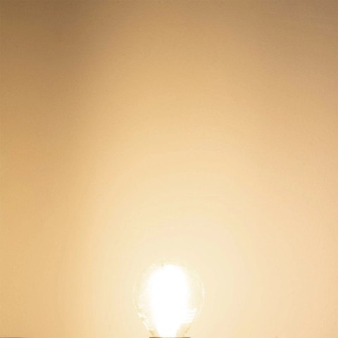 Żarówka LED E27 P40 Filament 4W = 40W 470lm 3000K Ciepła 360° Kulka Żarówka LED E27 P40 Filament 4W = 40W 470lm 3000K Ciepła 360° Kulka