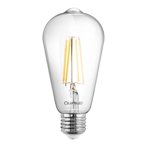 Żarówka LED E27 ST64 8W = 60W 880lm 4000K Neutralna 360° Filament Żarówka LED E27 ST64 8W = 60W 880lm 4000K Neutralna 360° Filament