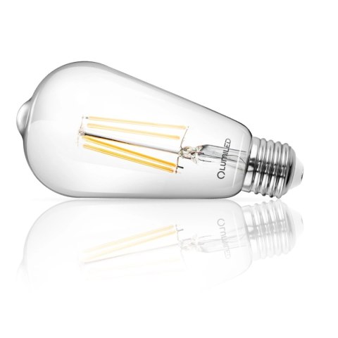 Żarówka LED E27 ST64 8W = 60W 880lm 4000K Neutralna 360° Filament Żarówka LED E27 ST64 8W = 60W 880lm 4000K Neutralna 360° Filament