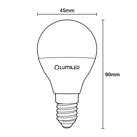 Żarówka LED Kulka E14 P40 10W = 75W 1055lm 6500K Zimna 180° Żarówka LED Kulka E14 P40 10W = 75W 1055lm 6500K Zimna 180°