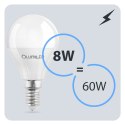 Żarówka LED Kulka E14 P40 10W = 75W 1055lm 6500K Zimna 180°