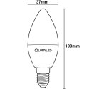 Żarówka LED Świeczka B35 E14 10W = 75W 1055lm 6500K Zimna 180°