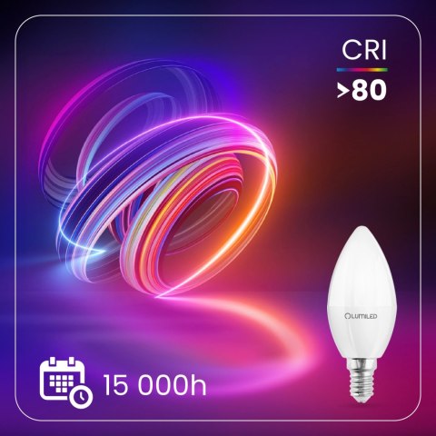 Żarówka LED Świeczka B35 E14 10W = 75W 1055lm 6500K Zimna 180° Żarówka LED Świeczka B35 E14 10W = 75W 1055lm 6500K Zimna 180°