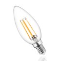 Żarówka LED Świeczka E14 B35 7W = 60W 806lm 4000K Neutralna 360° Filament