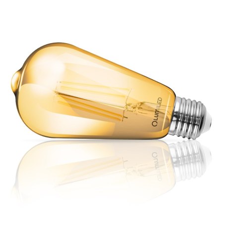 Żarówka LED E27 ST64 4W = 35W 440lm 2000K Ciepła 360° Filament Żarówka LED E27 ST64 4W = 35W 440lm 2000K Ciepła 360° Filament