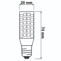 Żarówka LED Lodówka E14 T25 10W = 75W 970lm 6500K Zimna Maszyna do SZYCIA