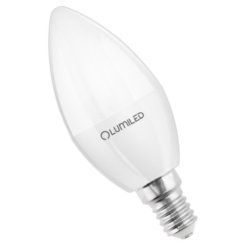 Żarówka świeczka LED E14 B35 5W = 40W 470lm 3000K Ciepła 180° LUMILED Żarówka świeczka LED E14 B35 5W = 40W 470lm 3000K Ciepła 180° LUMILED