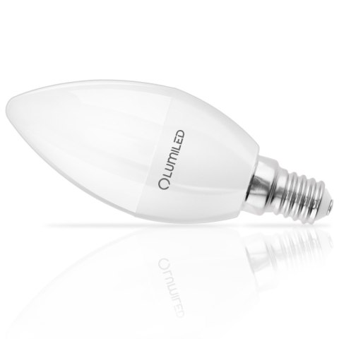 Żarówka świeczka LED E14 B35 5W = 40W 470lm 3000K Ciepła 180° LUMILED Żarówka świeczka LED E14 B35 5W = 40W 470lm 3000K Ciepła 180° LUMILED