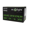 Zasilacz na Szynę DIN 12V DC 60W Premium IP20 220-240V AC