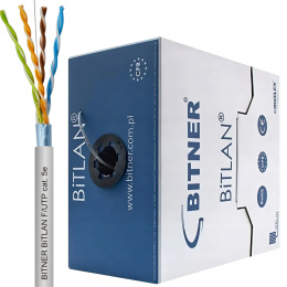 Kabel Sieciowy F/UTP cat.5e BiTLAN 200MHz Ekranowany LAN Wewnętrzny