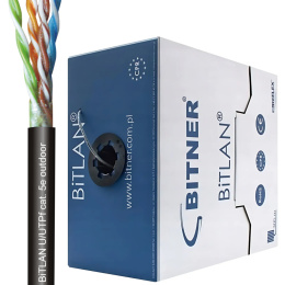 Kabel Sieciowy U/UTPf cat.5e Outdoor 200MHz Żel Ziemia UV LAN