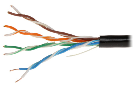 Kabel Sieciowy U/UTPf cat.5e Outdoor 200MHz Żel Ziemia UV LAN Kabel Sieciowy U/UTPf cat.5e Outdoor 200MHz Żel Ziemia UV LAN