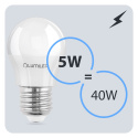 Żarówka LED E27 Kulka P45 5W = 40W 470lm 4000K Neutralna 180° Żarówka LED E27 Kulka P45 5W = 40W 470lm 4000K Neutralna 180°