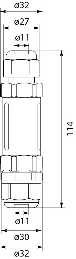 Złączka kablowa SPN 525 (5x2.5), 250V AC, 16A, IP68,elektro-plast